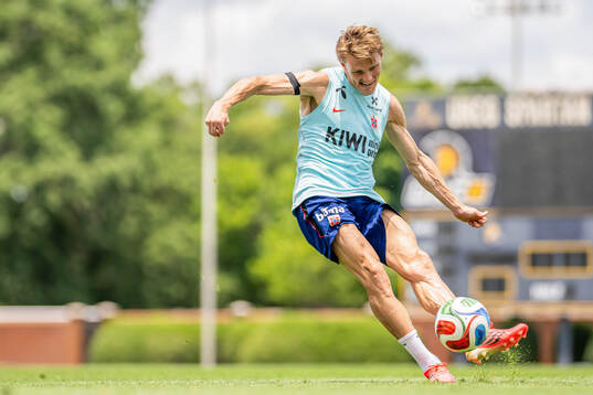 Martin Ødegaard of the Norwegian national football team at