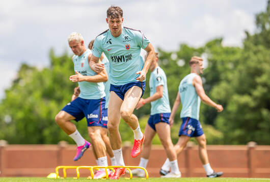 Jørgen Strand Larsen of the Norwegian national football