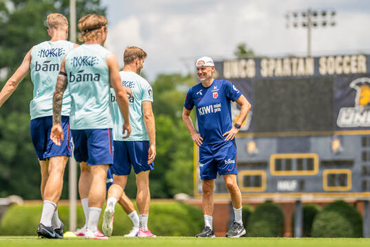 Ståle Solbakken, head coach of the Norwegian national