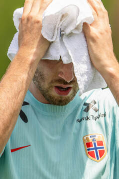 Fredrik Aursnes of the Norwegian national football team at