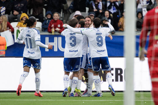 IFK Norrköpings Christoffer Nyman jublar