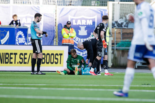 Varbergs Jonathan Nilsson får vård