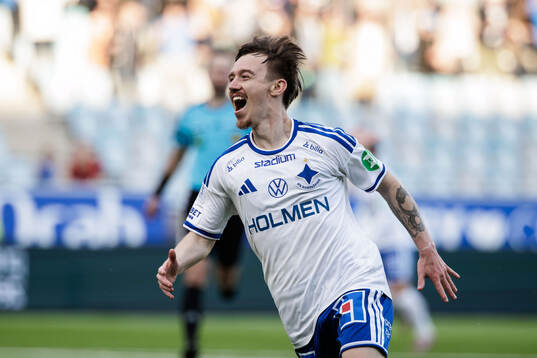 IFK Norrköpings Ryan Nelson jublar