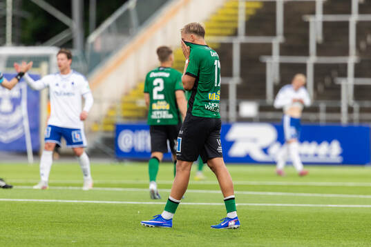 Varbergs Edvin Tellgren deppar