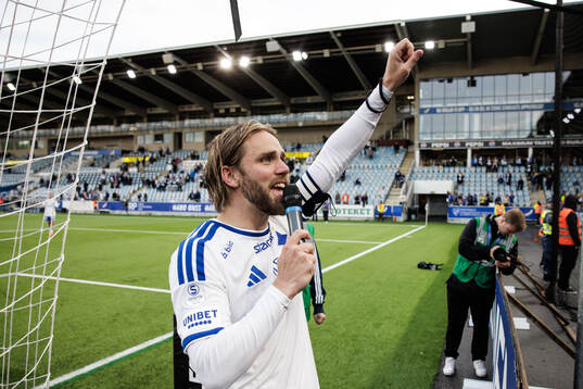 IFK Norrköpings Christoffer Nyman jublar