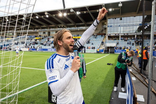 IFK Norrköpings Christoffer Nyman jublar
