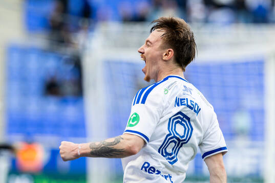 IFK Norrköpings Ryan Nelson jublar