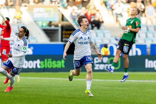 IFK Norrköpings Ryan Nelson jublar