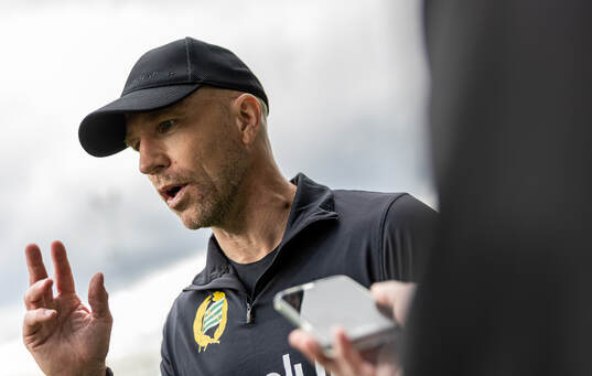 Hammarbys tränare Henrik Rydström