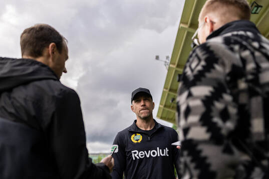 Hammarbys tränare Henrik Rydström
