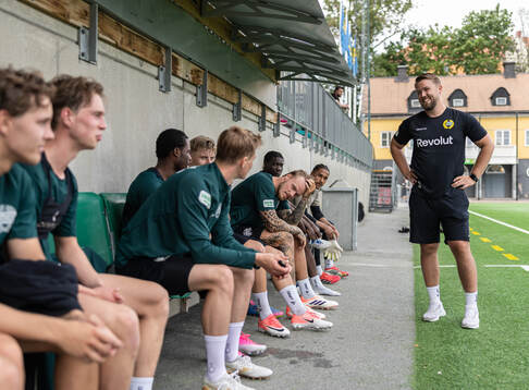 Hammarbys assisterande tränare Theodor Olsson