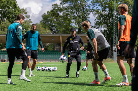 Tränare Henrik Rydström