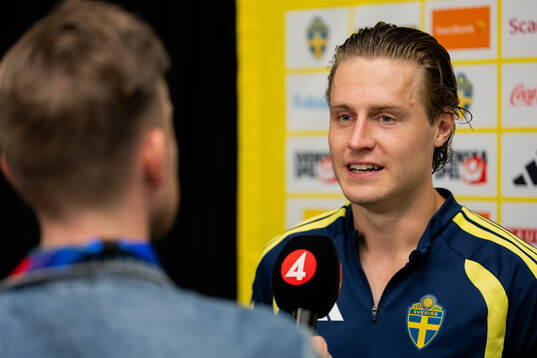 Mattias Svanberg of the Swedish men's national football team
