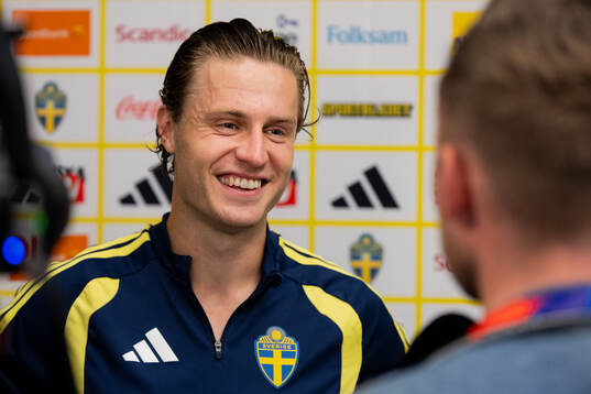 Mattias Svanberg of the Swedish men's national football team
