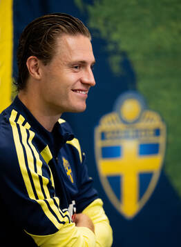 Mattias Svanberg of the Swedish men's national football team