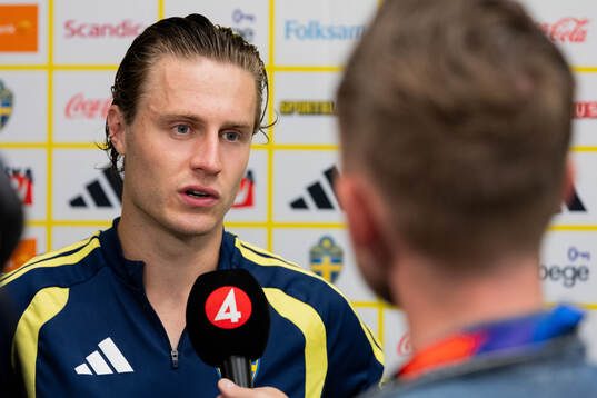 Mattias Svanberg of the Swedish men's national football team