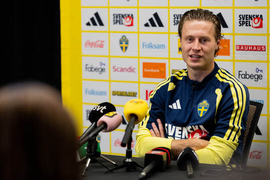 Mattias Svanberg of the Swedish men's national football team