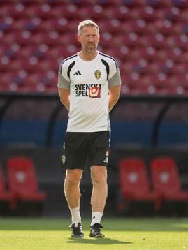 Head coach Graham Potter of the Swedish national football