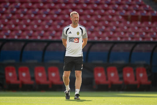 Head coach Graham Potter of the Swedish national football