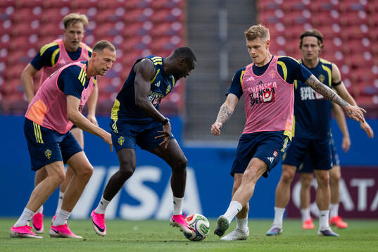 Gustaf Nilsson, Ken Sema and Eric Smith of the Swedish