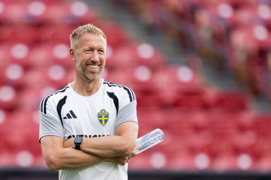 Head coach Graham Potter of the Swedish national football
