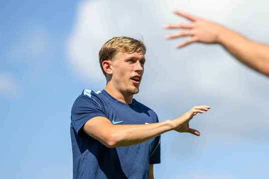Marcus Holmgren Pedersen of the Norwegian national football