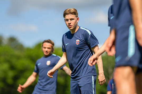Jens Petter Hauge of the Norwegian national football team