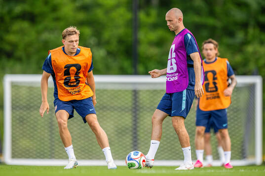 Fredrik Aursnes of the Norwegian national football team at