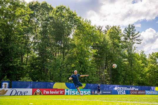 Julian Ryerson of the Norwegian national football team at a