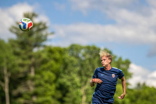 Morten Thorsby of the Norwegian national football team at a