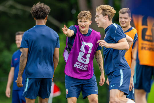 David Møller Wolfe of the Norwegian national football team
