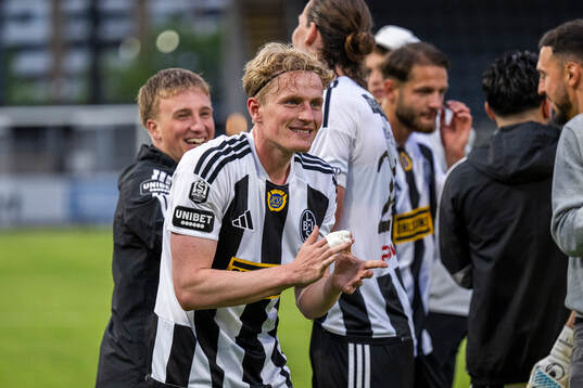 Landskronas Gustaf Westström jublar