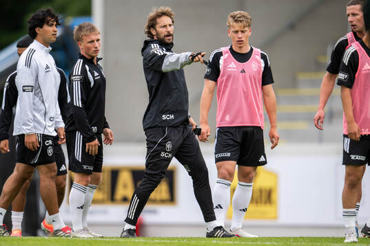 Landskronas assisterande tränare Simon Christensson