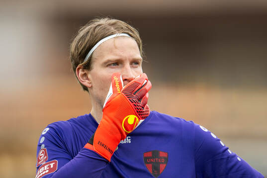 Nordic Uniteds målvakt William Eskelinen