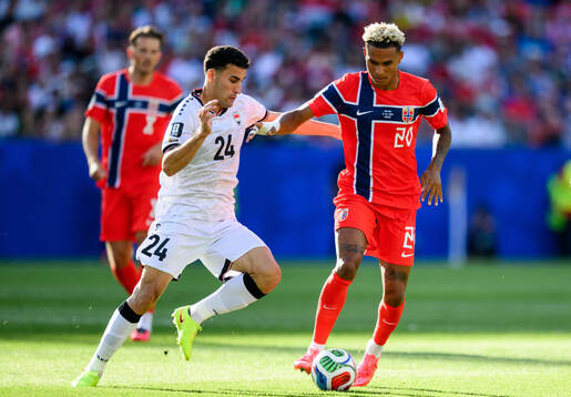 Zaid Ismael Khaleel Al-Dulaimi of Iraq and Antonio Nusa of