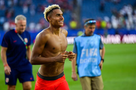 Antonio Nusa of Norway
