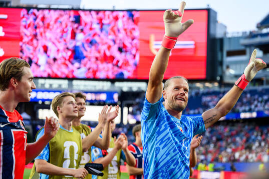 goalkeeper Ørjan Nyland of Norway