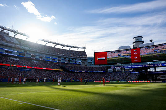 General interior view of Boston Stadium