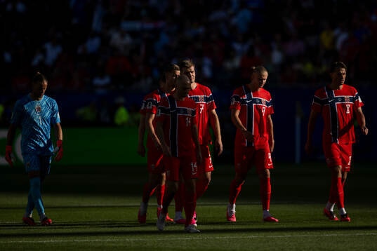 Goalkeeper Ørjan Nyland, Kristoffer Ajer, Fredrik Aursnes,