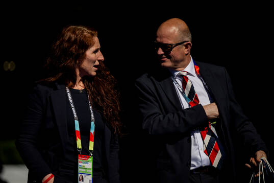 Lise Klaveness, president of the Norwegian Football