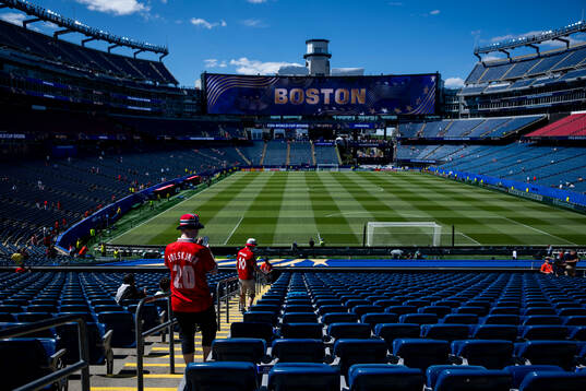 General interior view of Boston Stadium
