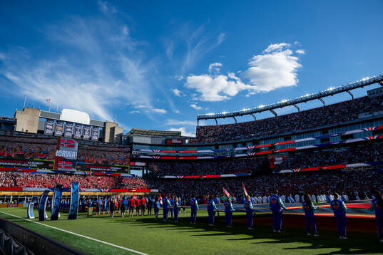 General interior view of Boston Stadium