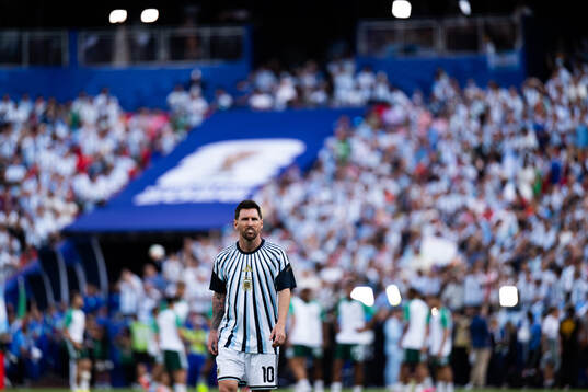 Lionel Messi of Argentina