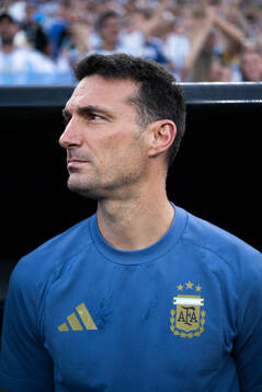 Head coach Lionel Sebastián Scaloni of Argentina