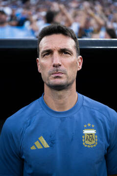 Head coach Lionel Sebastián Scaloni of Argentina