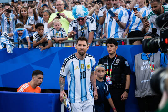 Lionel Messi of Argentina