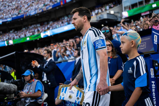 Lionel Messi of Argentina