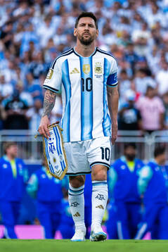 Lionel Messi of Argentina