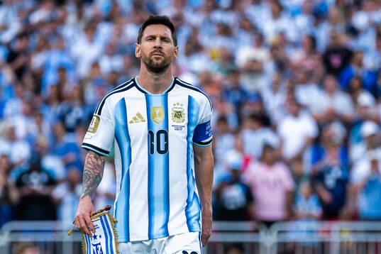 Lionel Messi of Argentina