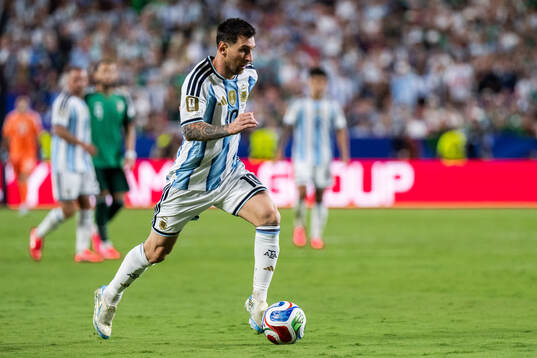 Lionel Messi of Argentina